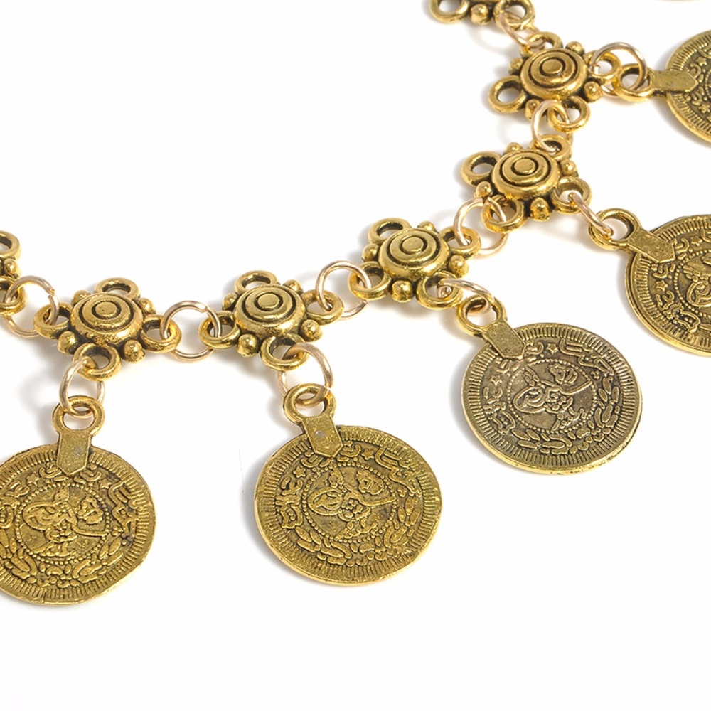 Gypsy Ankle Bracelet Boho Style - Picture 3 of 4